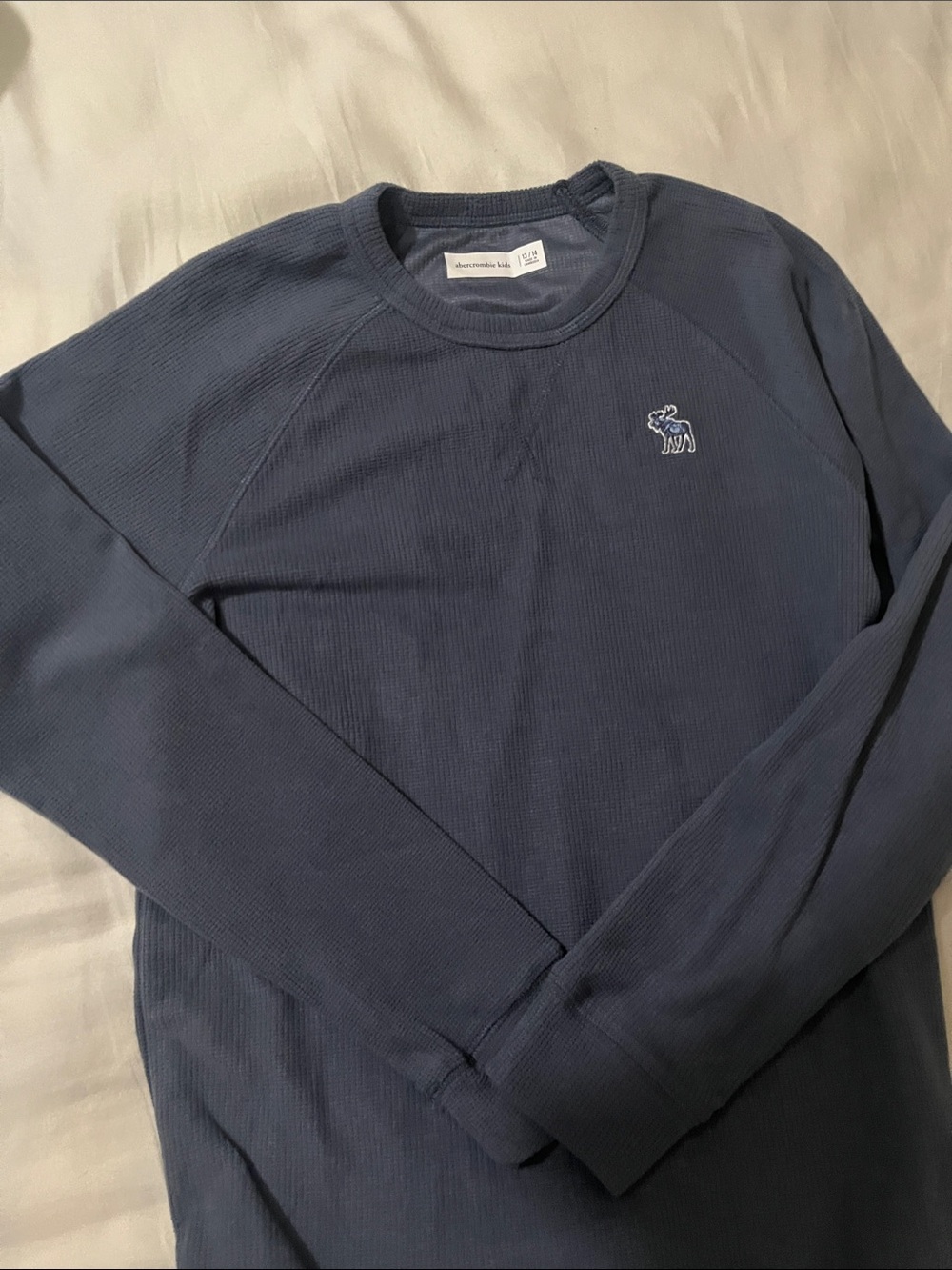 Abercrombie & Fitch Slate Blue Crewneck Sweater